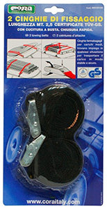 CORA 000120165 2 Cinghie 2.5 Metri GS-TUV