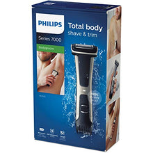 Carica l'immagine nel visualizzatore di Gallery, Philips BG7025/15 Bodygroom 7000 Depilatore Corpo da Uomo, Wet&amp;Dry, Pettini...
