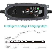 Carica l&#39;immagine nel visualizzatore di Gallery, AUTOXEL Caricabatterie e Mantenitore per Auto Intelligente Batteria Nero - Ilgrandebazar