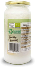 Carica l'immagine nel visualizzatore di Gallery, Olio di Cocco Biologico Extra Vergine 1000ml. Crudo e Spremuto a Freddo. Organico e Puro al 100%. Ideale per Capelli, per il Corpo e ad Uso Alimentare. Olio di Cocco Bio Nativo e non Raffinato 1L