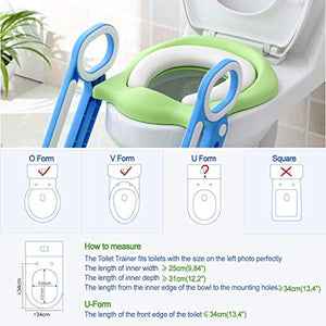 ADOVEL Riduttore WC per Bambini Ergonomico Con Schienale Alto, Baby training... - Ilgrandebazar