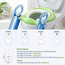 Carica l&#39;immagine nel visualizzatore di Gallery, ADOVEL Riduttore WC per Bambini Ergonomico Con Schienale Alto, Baby training...