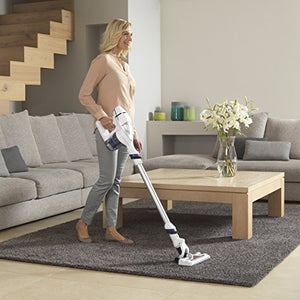 Rowenta RH9057WO Air Force 360, Scopa Elettrica Senza Fili e Bianco E Cobalto - Ilgrandebazar