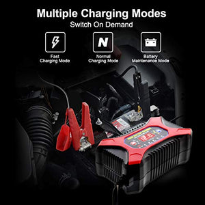 RIKIN Caricabatteria Auto di Carica 6V/12V 12A Mantenitore Carica...
