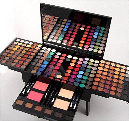 LEAMALLS 180 Colori Ombretti Cosmetico Eyeshadow Palette Shimmer magenta - Ilgrandebazar