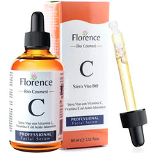 Carica l&#39;immagine nel visualizzatore di Gallery, 60ml. Bio Siero Vitamina C/E ed Acido Ialuronico Puro al 100%. Biologico, Vegano, Antirughe, Antimacchie, Antietá e Illuminante. Siero Viso Collo e Contorno Occhi. Anche per Dermaroller. Made in Italy
