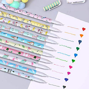 Penne per Unicorno Ragazze Regalo di Compleanno Bambine, VSTON Verde