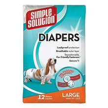 Carica l'immagine nel visualizzatore di Gallery, Simple Solution Nuovi ‘True Fit’ Pannolini Monuso per Cani Femmina con...
