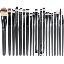 Carica l&#39;immagine nel visualizzatore di Gallery, EmaxDesign 20 pezzi-Set di pennelli professionali per trucco, volto ombretti...