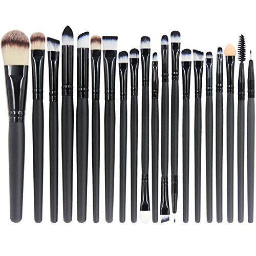 EmaxDesign 20 pezzi-Set di pennelli professionali per trucco, volto ombretti...