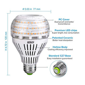 Lampadine Led E27 Luce Calda, SANSI 27W Lampadina 27W, 3000k Calda