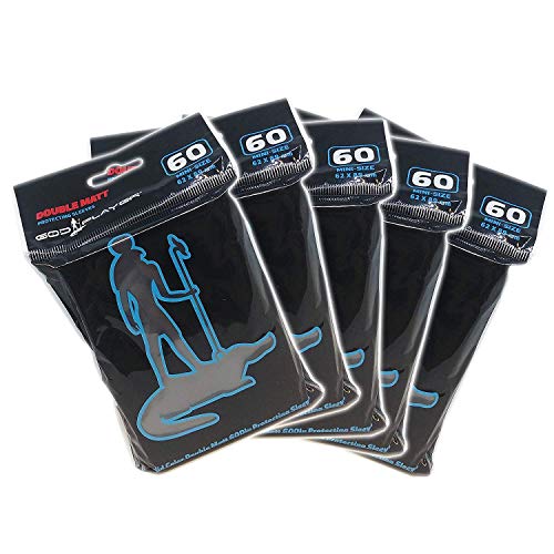 God Player 5x DOUBLE MATT PROTECTING SLEEVES - 300 Bustine Protettive... - Ilgrandebazar