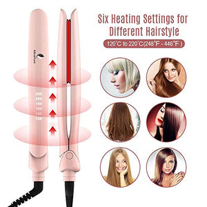 MiroPure Piastra Capelli Professionale con LCD Display, Anti-crespo Piastra... - Ilgrandebazar