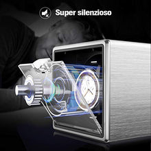 Carica l'immagine nel visualizzatore di Gallery, CRITIRON Watch Winder 1+0, Scatola Carica Orologio Automatico, Super Argento - Ilgrandebazar