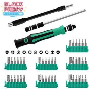 Set Cacciaviti di Precisione Uktunu 45 in 1 Magnetico Professionale 45 Pezzi - Ilgrandebazar