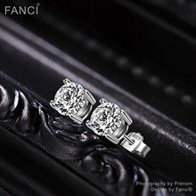 Carica l&#39;immagine nel visualizzatore di Gallery, Orecchini Donna Gioielli con Zirconia di Swarovski, Argento