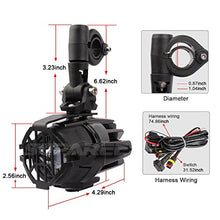 Carica l&#39;immagine nel visualizzatore di Gallery, Faretti LED Moto Supplementari (2 pezzi)+Griglie fendinebbia+copertina+filo - Ilgrandebazar