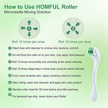 Carica l&#39;immagine nel visualizzatore di Gallery, Homful Titanio Micro-ago Derma Roller 0.5mm 540-aghi Trattamento verde - Ilgrandebazar
