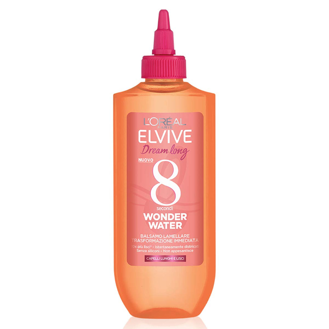 L’Oreal Paris Elvive Wonder Water, Balsamo Liquido con Tecnologia Lamellare, Trattamento per Capelli Lunghi e Danneggiati