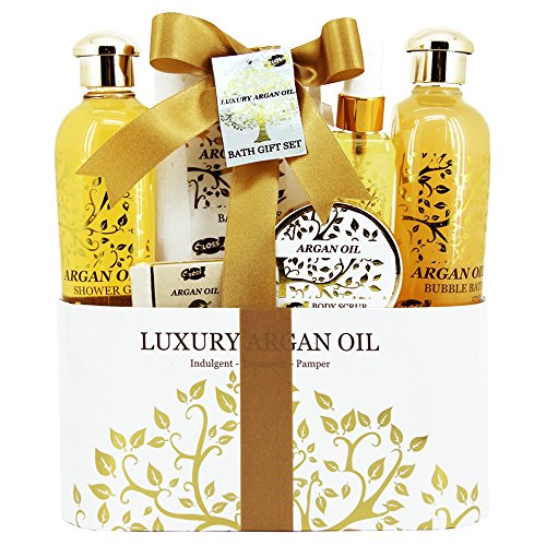 Gloss!, Set da regalo con prodotti bagno all'olio di Argan, 6 pz., 1,2 kg