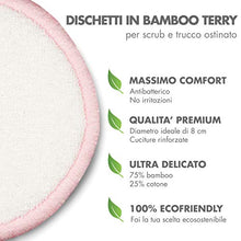 Carica l&#39;immagine nel visualizzatore di Gallery, Dischetti Struccanti Lavabili in bambù, Morbidi Struccanti...