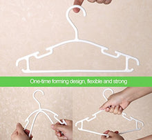 Carica l&#39;immagine nel visualizzatore di Gallery, ilauke Set di 36 Grucce Appendiabiti in Plastica per Bambino, Bianco 36 Pezzi - Ilgrandebazar