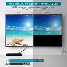 Carica l'immagine nel visualizzatore di Gallery, Cavo DisplayPort 4K, ALCLAP DP 144Hz Alta 2m, Rosso