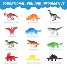 Carica l&#39;immagine nel visualizzatore di Gallery, Weeygo Uova di Pasqua, 24 Decorative Plastica con Mini Dinosauri e... - Ilgrandebazar