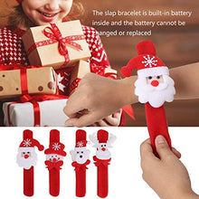 Carica l'immagine nel visualizzatore di Gallery, Mumusuki 8Pcs Natale Cartoon Forma Slap Bracciale Polsino Decorazione Regalo... - Ilgrandebazar