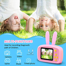 Carica l&#39;immagine nel visualizzatore di Gallery, PUZ Toy Giocattoli Bambina 3-6 Anni Macchina Fotografica Bambini HD pink