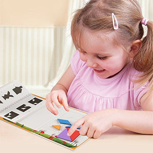Coogam Tangram magnetici da Viaggio Tangrams Gioco Jigsaw Shapes... - Ilgrandebazar