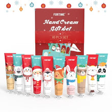 Carica l'immagine nel visualizzatore di Gallery, FURTIME Crema Mani Set - 10 Pezzi, Mini Set di Crema per le Mani, Crema per le Mani Secche Screpolate, Regali Natale, Set Regalo per Donne e Uomini - Si assorbe rapidamente, idrata istantaneamente