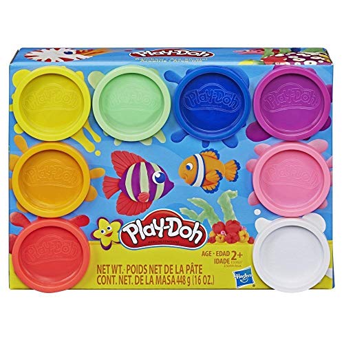 Hasbro Play-Doh 8 Pack Rainbow, 8 Barattoli - Ilgrandebazar