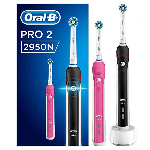 Oral-B PRO 2 2950N CrossAction Spazzolino Elettrico Ricaricabile con 2...