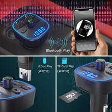 Carica l'immagine nel visualizzatore di Gallery, [Bluetooth V5.0] LENCENT Trasmettitore FM Bluetooth, per...
