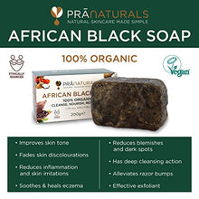 Carica l&#39;immagine nel visualizzatore di Gallery, PraNaturals Sapone Nero Africano 200g, Prodotto artigianalmente in...
