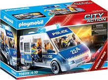 Carica l&#39;immagine nel visualizzatore di Gallery, Playmobil City Action 70899 Furgone della Polizia, con Luci e Suoni, Giocattoli per Bambini dai 4 Anni