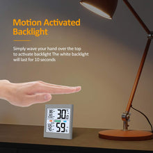 Carica l&#39;immagine nel visualizzatore di Gallery, Byttron Termometro Igrometro Digitale,Monitor per Misuratore di White - Ilgrandebazar