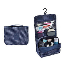Carica l'immagine nel visualizzatore di Gallery, Emwel appeso Toiletry Organizer Travel trousse per donne e uomini - Blu Scuro