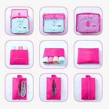 Carica l&#39;immagine nel visualizzatore di Gallery, Yiran 7 Set Organizzatori di viaggio imballaggio cubi lavanderia Cactus