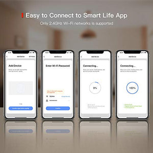 Lampadina Smart LED Multicolore Dimmerabile TECKIN E27 Compatibile Con...