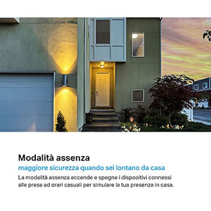 [Nuovo] TP-Link Tapo P105 Presa Smart Italiana, WiFi Intelligente Smart Plug, Controllo Vocale, Compatibile con Alexa e Google Home, Controllo Remoto Tramite APP Tapo, Bianco