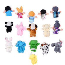 Carica l&#39;immagine nel visualizzatore di Gallery, babyGreen Burattini da Dito di 16 Pezzi,Compreso 10 Pezzi Animali e 6 Pezzi...