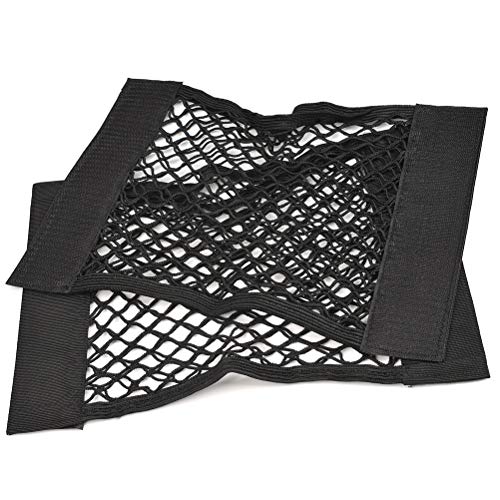 QLOUNI 2pcs Universal Car Organizers - Tasche in Rete Elastica autoadesiva...