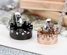 Carica l&#39;immagine nel visualizzatore di Gallery, Flongo Coppia Bracciali Braccialetto Lui &amp; Lei, His Con Collane C - Ilgrandebazar