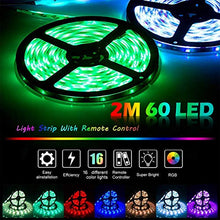 Carica l'immagine nel visualizzatore di Gallery, BACKTURE Striscia LED Multicolore, 2M 60 RGB 5050 TV LED... - Ilgrandebazar