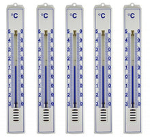 Carica l&#39;immagine nel visualizzatore di Gallery, Lantelme 3297 Set di 5 termometri analogici, per interno/esterno/giardino,... - Ilgrandebazar