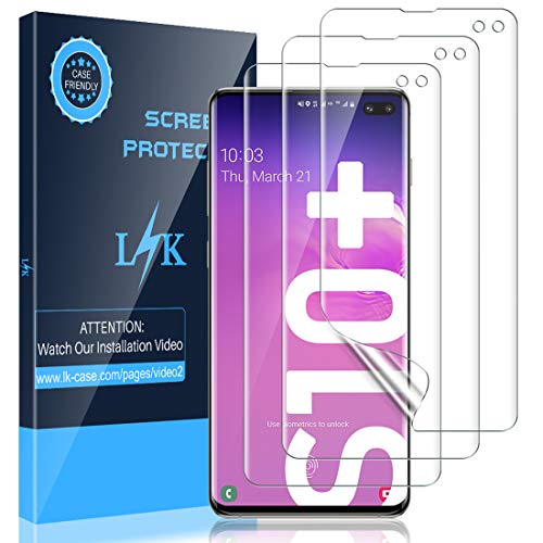 LK [3 Pezzi] Pellicola Protettiva per Samsung Galaxy S10 Plus, Adatta a... - Ilgrandebazar