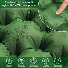 Carica l&#39;immagine nel visualizzatore di Gallery, Zacro Materasso da Campeggio Gonfiabile,Impermeabile,75 * 23 * 2.2inch...