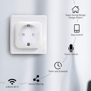 Presa Intelligente WiFi16A Smart Plug Zoozee Wireless Pack 2
